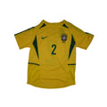Brasil Home Kit 2002 World Cup - Cafu (2)