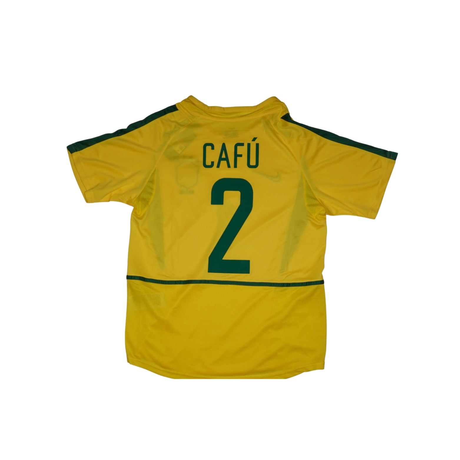 Brasil Home Kit 2002 World Cup - Cafu (2)